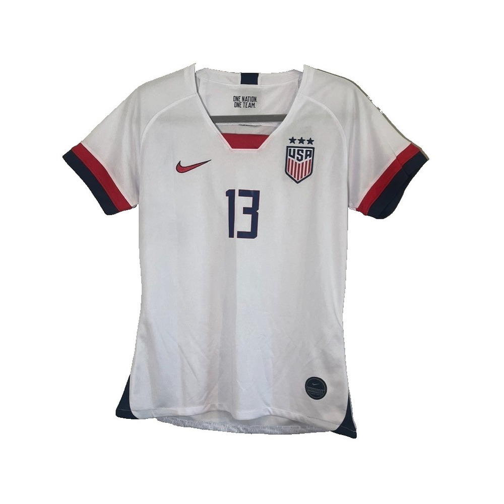 2019 USWNT Nike Alex Morgan Soccer USA Jersey Championship #13 Home